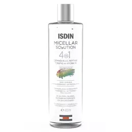 ISDIN Micellar Solution Eau Micellaire Démaquillante 4 en 1 400ml