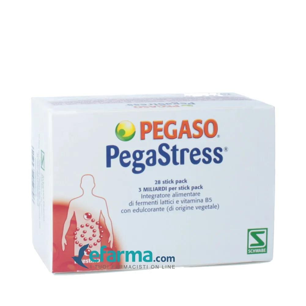 Pegastress Integratore Flora Intestinale e Stress 28 Stick