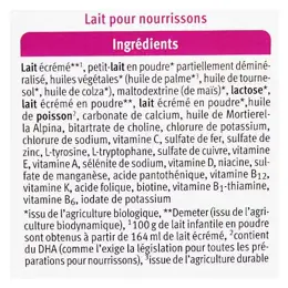 Holle Lait 1er age Bio 400g