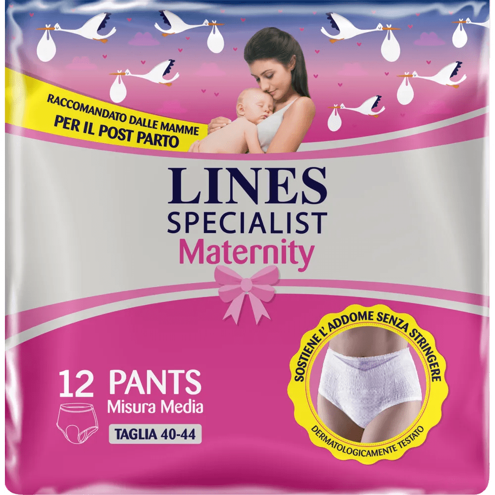 Lines Specialist Maternity Pants Taglia Media 12 Pezzi