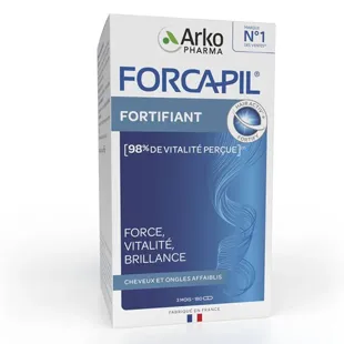 Forcapil Capelli e Unghie Trattamento di 3 mesi 180 Capsule Softgel