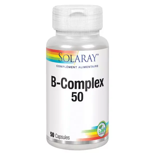 Solaray B Complex Integratore Alimentare 50 capsule 