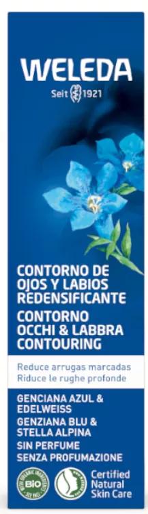Weleda Contour Redensifiant Yeux et Lèvres Bleu de Gentiane 15 ml