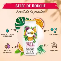 Lovea - Gelée De Douche - Extrait De Fruit De La Passion - PH Neutre 400ml