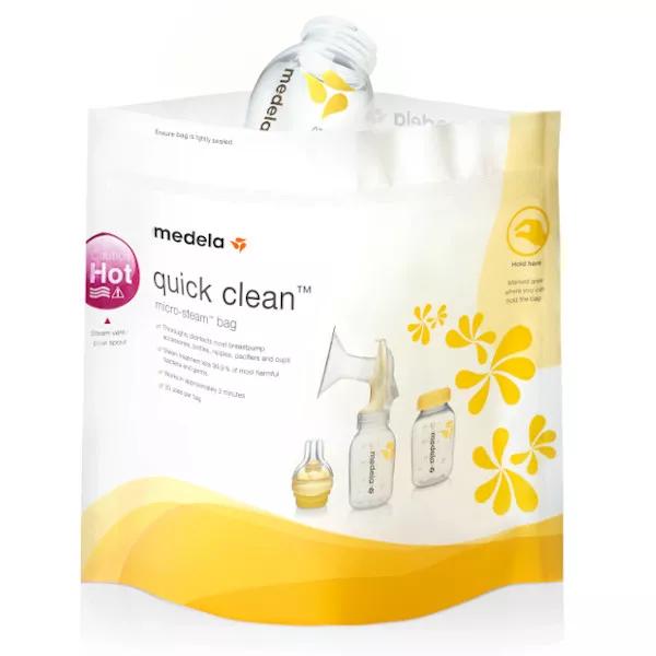 Medela Quick Clean bolsas esterilizacin microondas caja, 5
