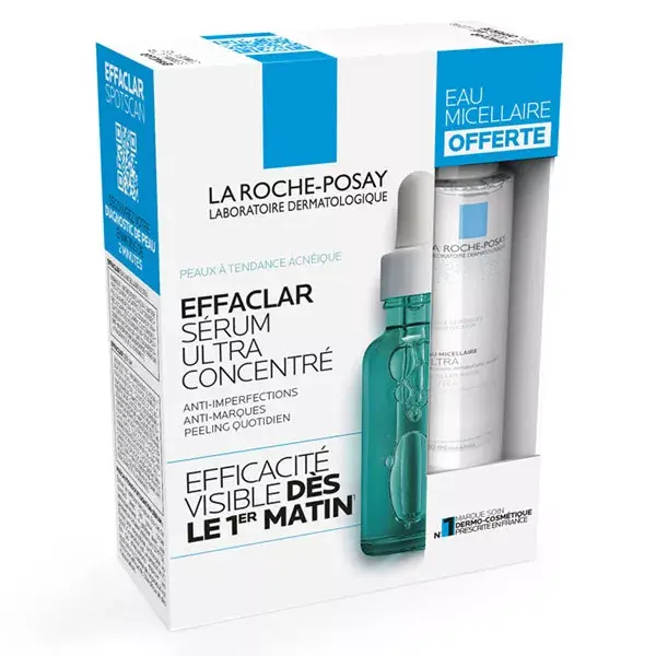La Roche Posay EFFACLAR Ultra Concentrated Serum Set 30 ml + Free Micellar Water 50 ml