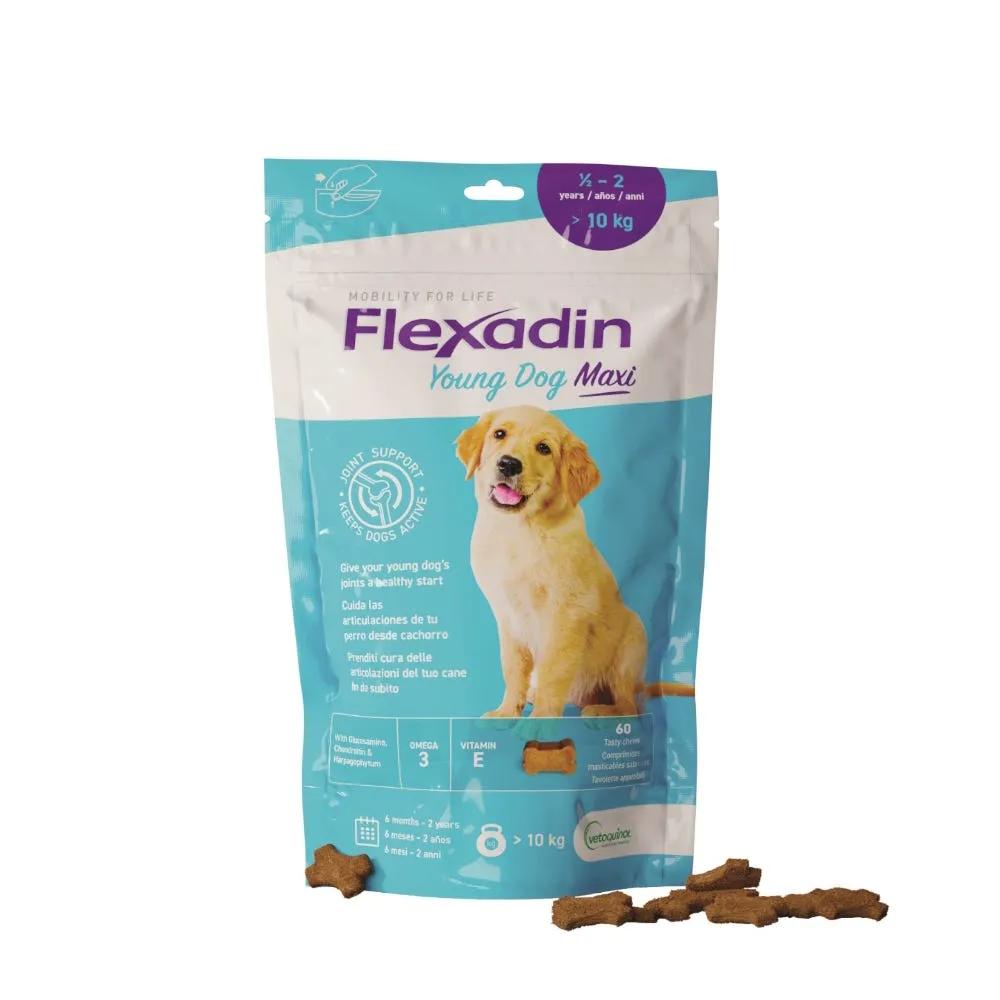 Flexadin Young Dog Maxi Mangime Complementare Per Cani 60 Tavolette