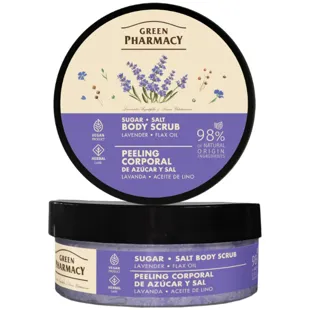Gommage corporel à la lavande et à l&#39;huile de lin Green Pharmacy 200 ml