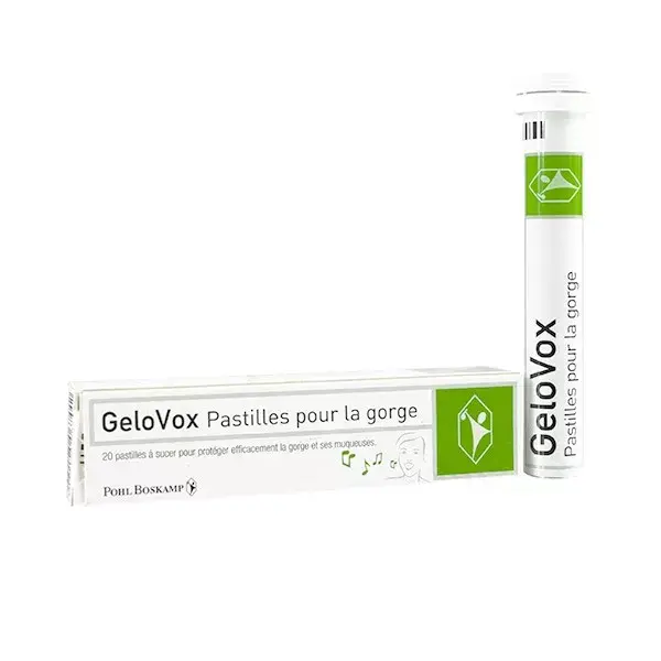 GeloVox lozenges for throat 20 pellets