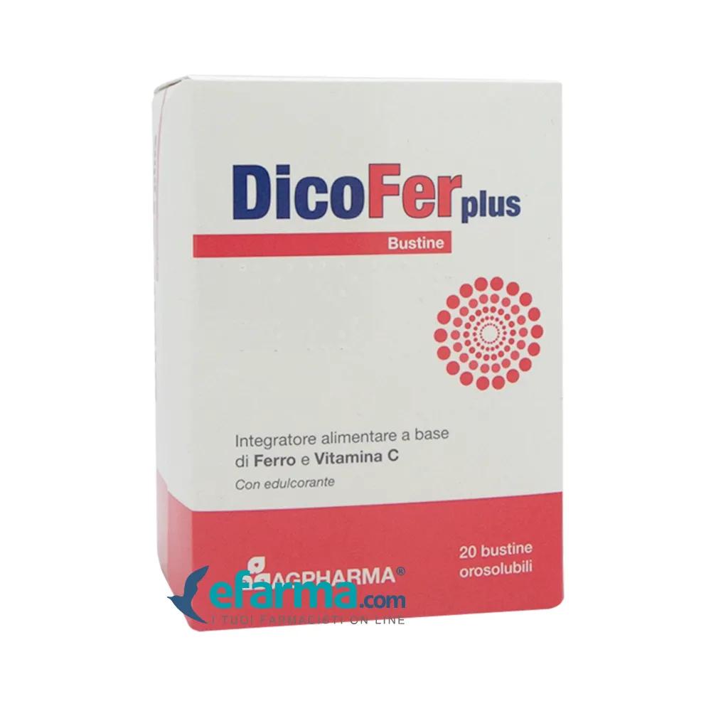 Dicofer Plus Integratore Ferro e Vitamina C 20 Bustine