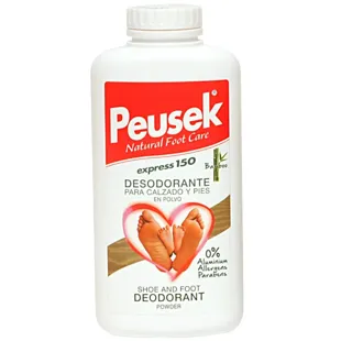 Peusek Express Deodorant Powder for Feet and Footwear 150 gr