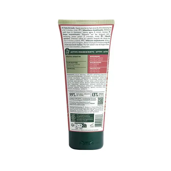 Herbatint Masque Rebuild 3 En 1 Nourrit Et Protège Tous Types De Cheveux 200 ml