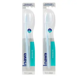 Inava Brosse à Dents Sensibilité Lot de 2