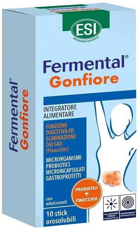 Esi Fermental Gonfiore Integratore Per La Funzione Digestiva 10 Stick