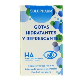 Gouttes hydratantes et rafraichissantes Solupharm ml.