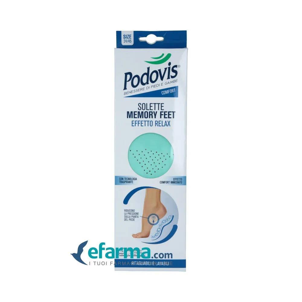 Podovis Solette Memory Feet Effetto Relax 1 Paio Ritagliabili