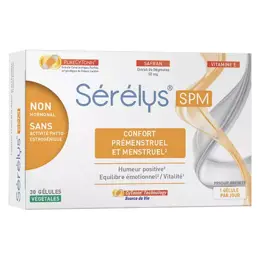 Sérélys SPM Confort Prémenstruel et Menstruel 30 gélules végétales