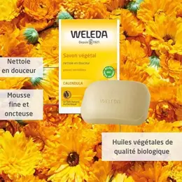 Weleda Calendula Savon Végétal Bio Lot de 2 x 100g