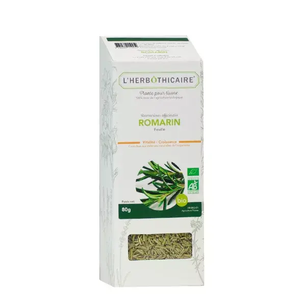 L' Herbothicaire Organic Rosemary Herbal Tea 80g