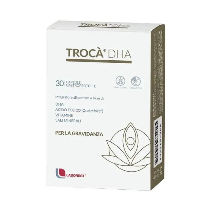 Trocà DHA Integratore Vitamine e Minerali per la Gravidanza e Allattamento 30 Capsule