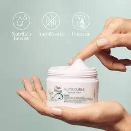 Wella Professionals Nutricurls Masque profond anti-frisottis pour cheveux ondulés et bouclés 150ml