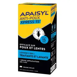 Apaisyl Xpress 15' Poux Lotion 100ml