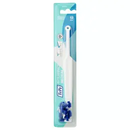 TePe Interspace Brosse à Dents Medium Bleue Foncé + 12 têtes