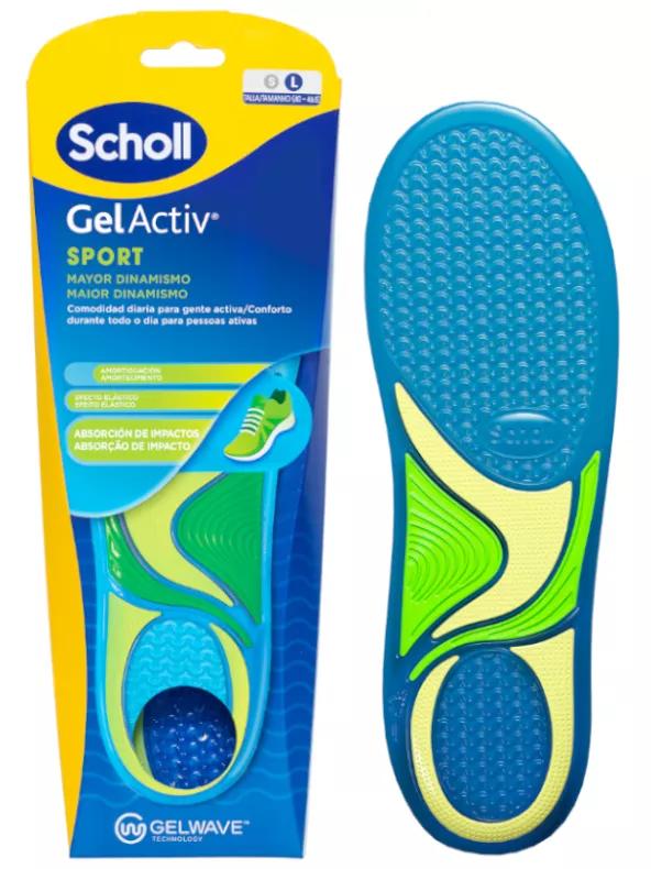 Semelle intérieure Scholl Gel Activ Sport Taille L (40 - 46,5)