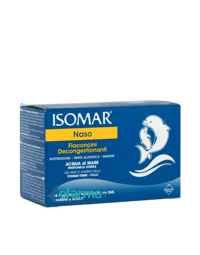 Isomar Naso Flaconcini Decongestionanti Acqua di Mare Ipertonica 18 Monodose