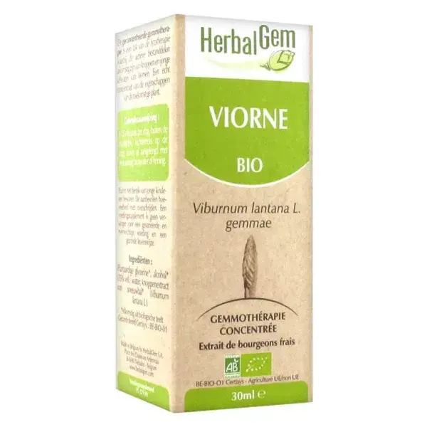 Herbalgem Macérat Concentré Viorne Bio 30ml
