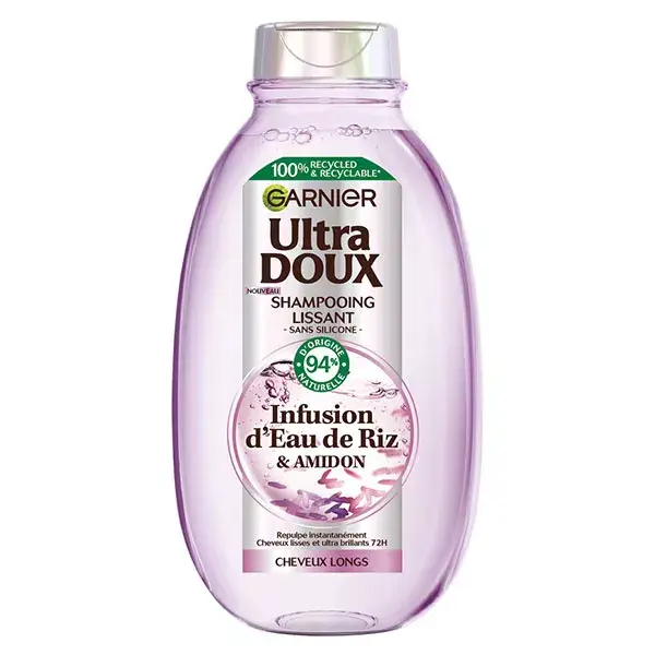 Garnier Ultra Doux Smoothing Shampoo Infusion of Rice Water 250ml 250ml