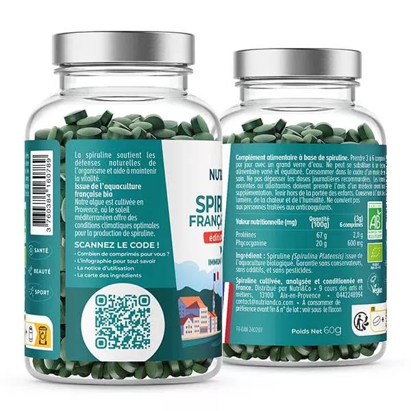 Spiruline Bio En Comprimés - 600 Comprimés Vegan - Conditionnée En France