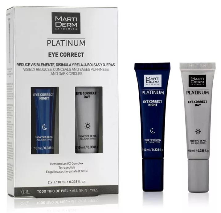 Martiderm Platinum Day Eye Corrector 10ml + Night Eye Corrector 10ml