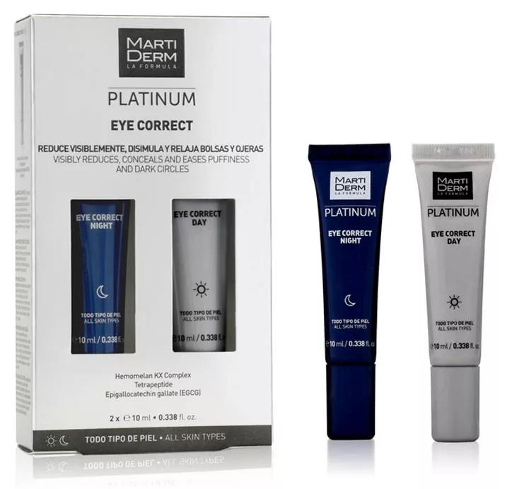 Martiderm Platinum Correttore Occhi Dia 10ml + Correttore Occhi Notte 10ml