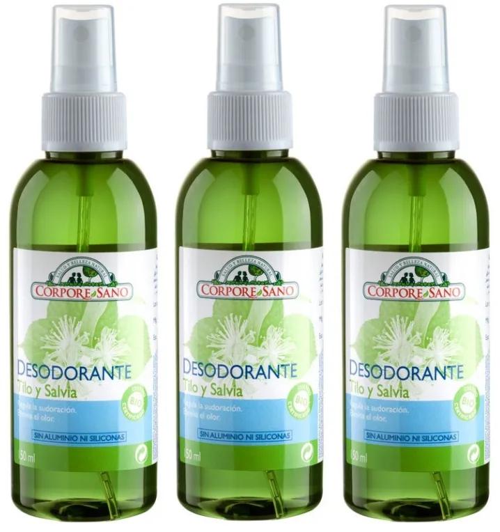 Corpore Sano Linden Salbei Deodorant 3x150 ml