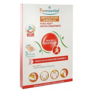 Cerotti riscaldanti Puressentiel Articolazioni e Muscoli Pure Heat 3 unità