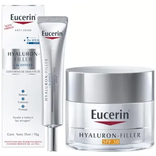 Eucerin Hyluron-Filler Tagescreme LSF30 50 ml + Augenkontur 15 ml