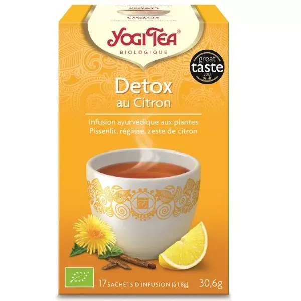 Yogi Tea Detox Citron 17 sachets