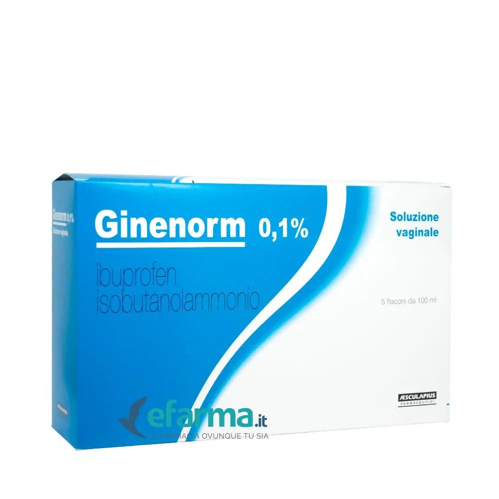 Ginenorm 0,1% Ibuprofen 5 Flaconi 100 ml