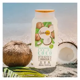 Lovea - Gelée De Douche - Eau de Coco - PH Neutre - Sans Sulfate 400ml