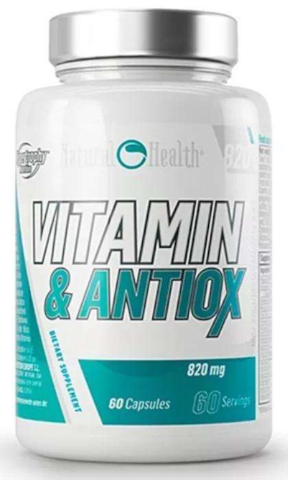 Vitamines et antioxydants naturels pour la santé, 60 capsules
