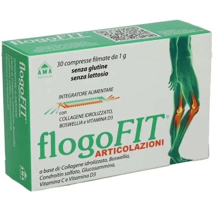 Flogofit Articolazioni Integratore per Ossa e Articolazioni 30 Compresse