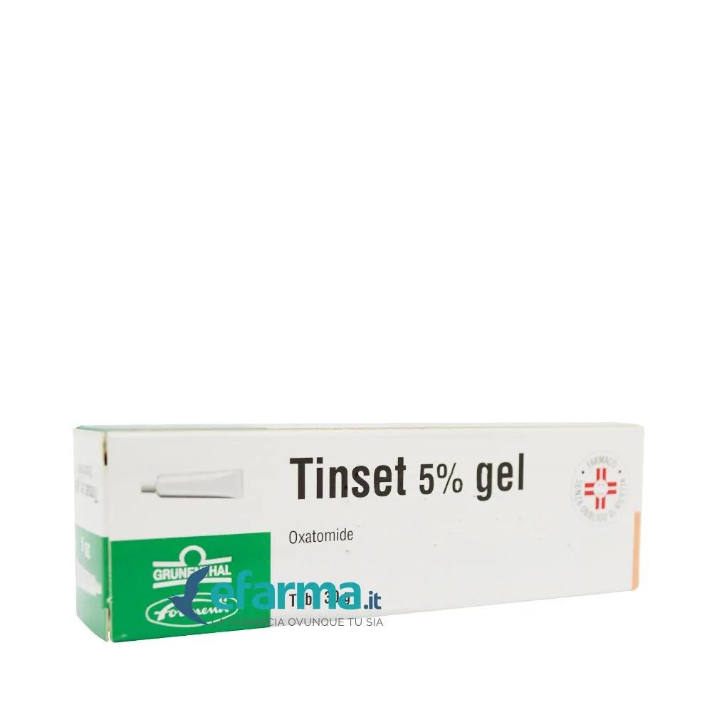 Tinset Gel 5% oxatomide idrato Dermatiti 30g