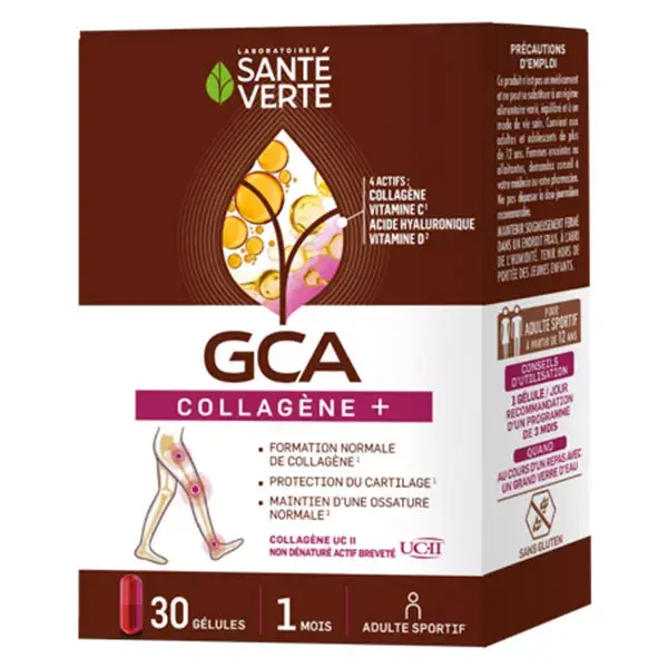 Santé Verte GCA Collagène + 30 gélules