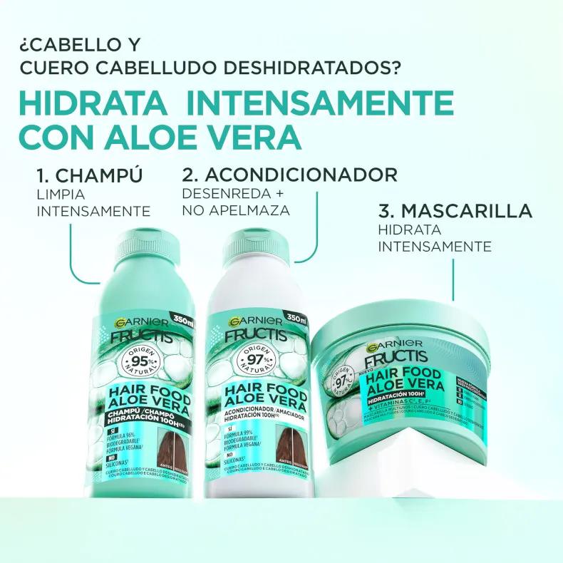 Fructis 3 in 1 Hair Food Aloe Vera Mask 390 ml
