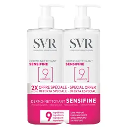 SVR SENSIFINE DUO DERMO NETTOYANT Démaquillant Apaisant 400ML