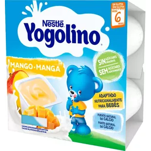 Nestlé Yogolino Becher Mango Zuckerfrei +6m 4x100 gr