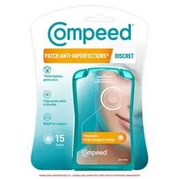 Compeed Patchs anti-imperfections discrets hydrocolloides 15 unités