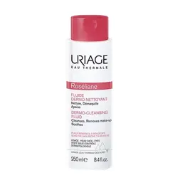 Uriage Roséliane Fluide Dermo-Nettoyant Démaquillant Anti-Rougeurs 250ml