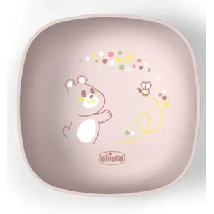 Chicco Bowl with Lid Pink +6m